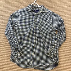 Checkered ling sleeve button down Vineyard Vines
